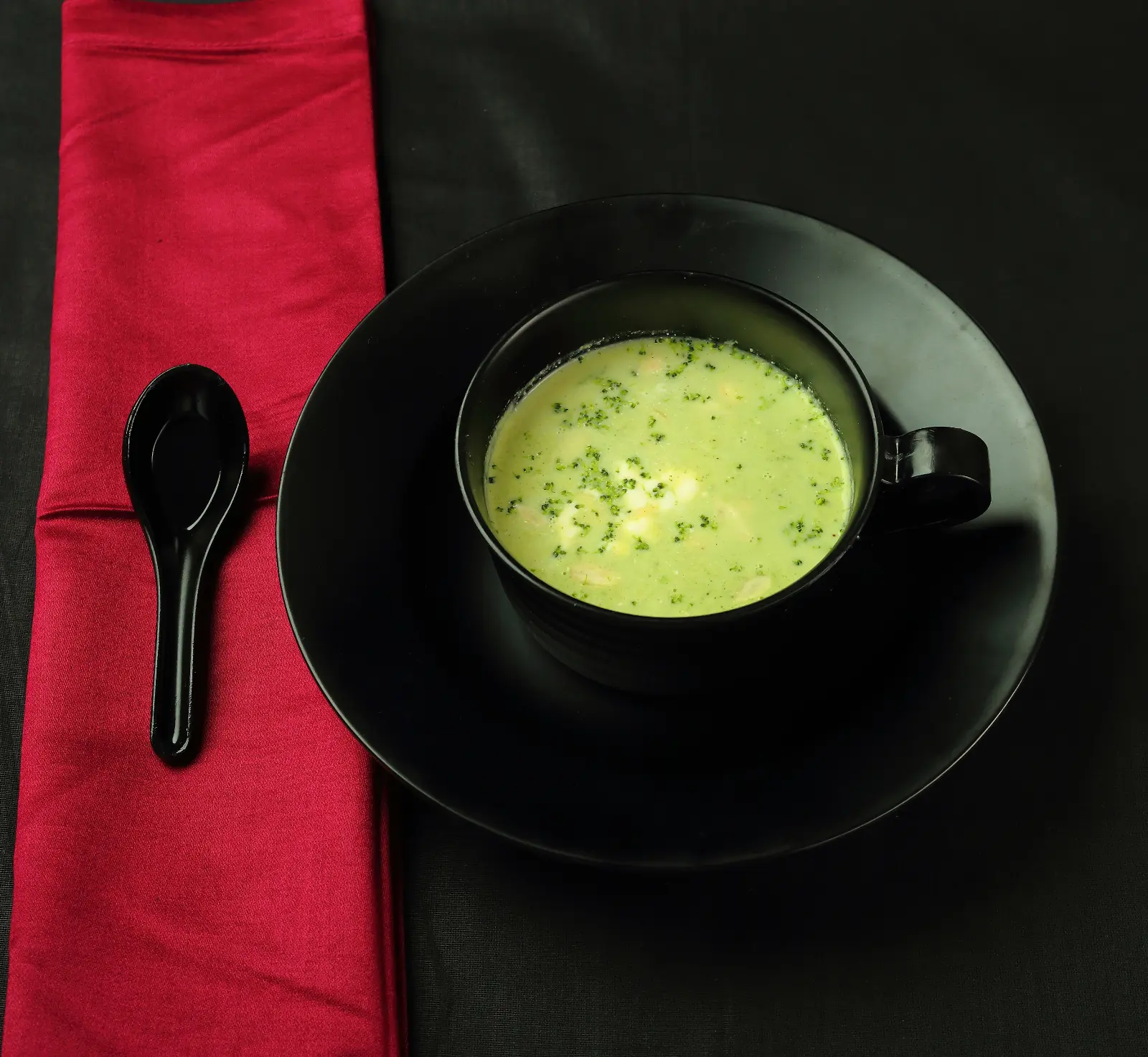 A freshly prepared Elevate soup
